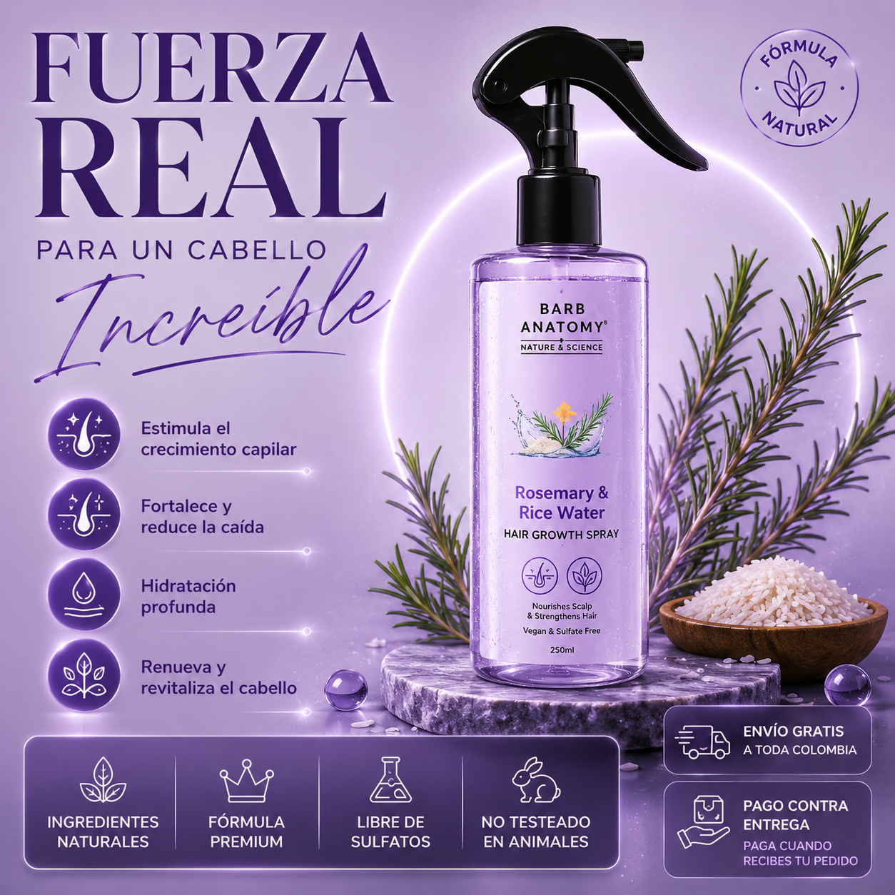 ANATOMY ® Romero Y Agua De Arroz