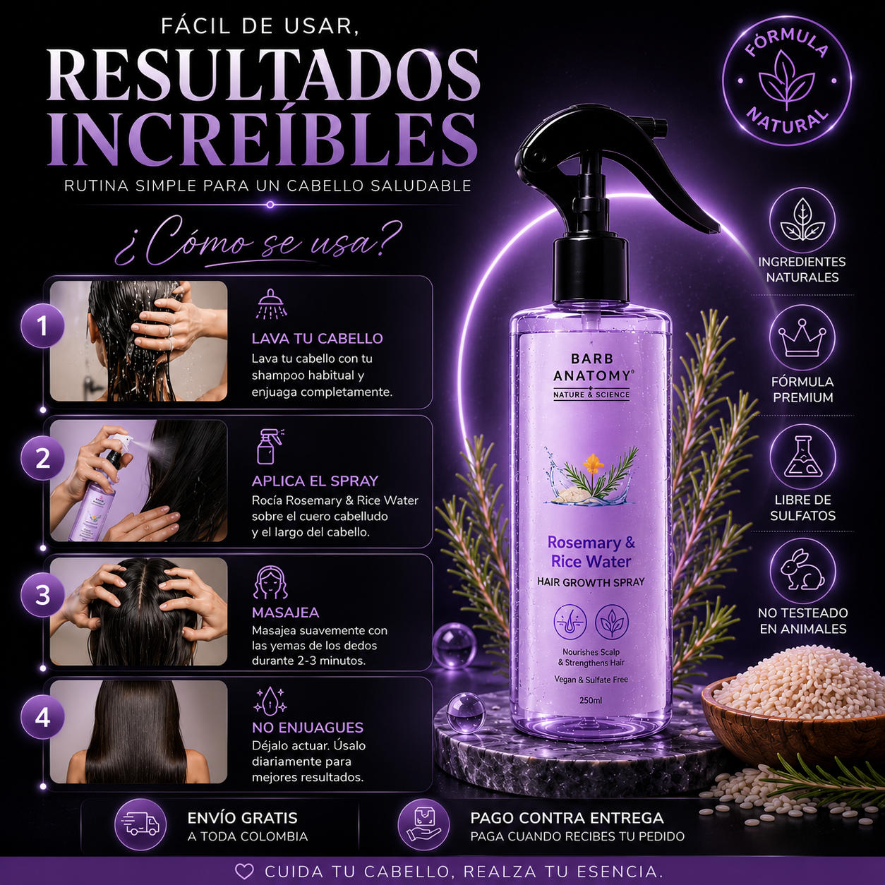 ANATOMY ® Romero Y Agua De Arroz