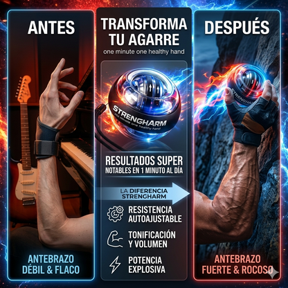 GYROBALL STRENGHARM® FORTALECE TU AGARRE